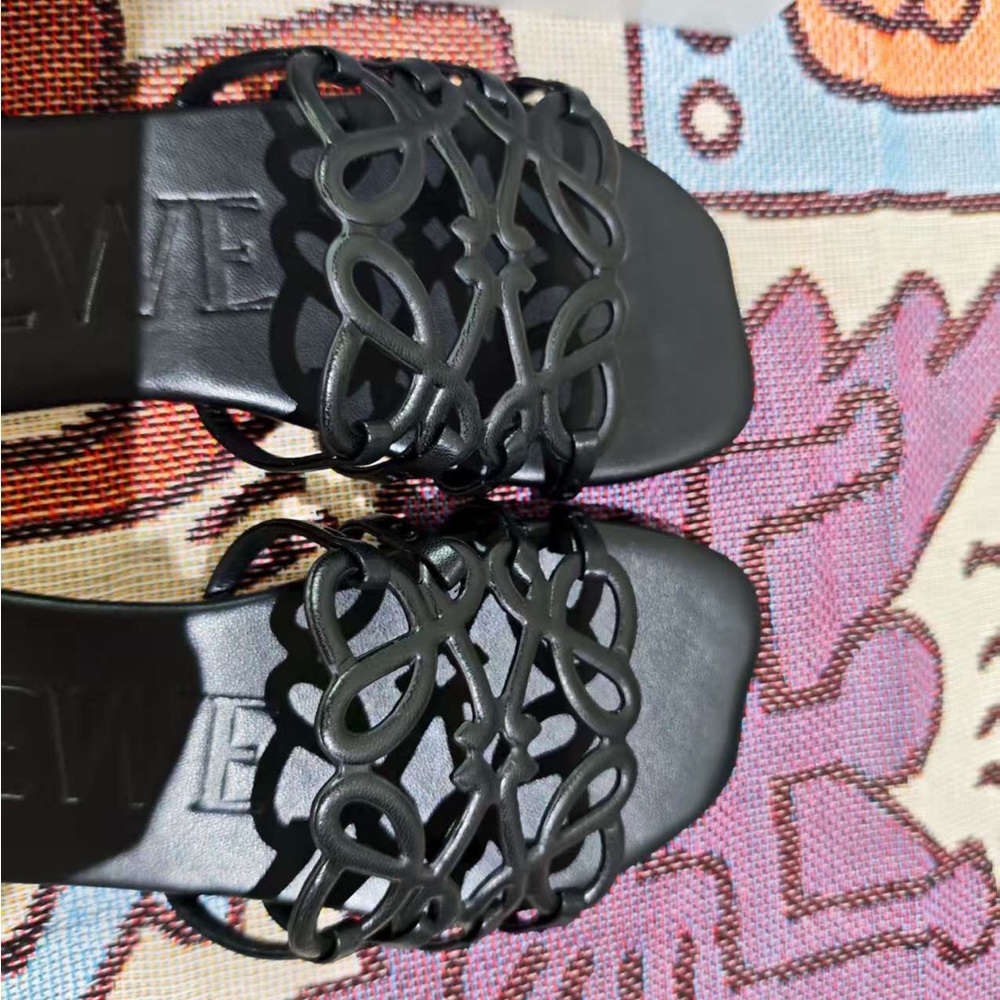 Loewe Black Sandals slippers - Picture 2 of 5